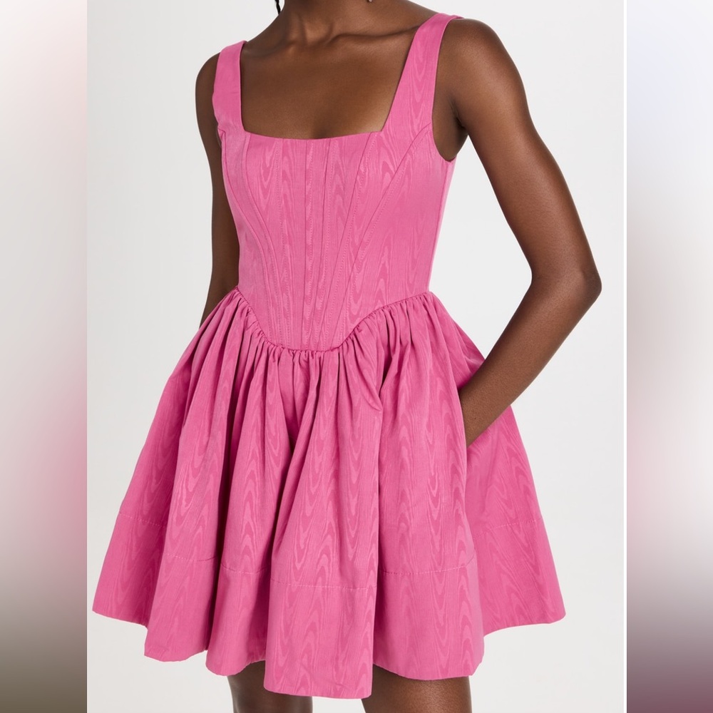 STAUD Landscape Corset Dress